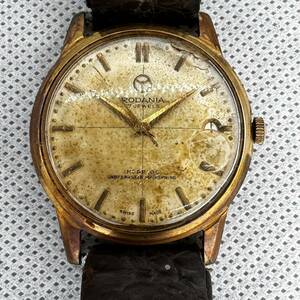 RODANIAro mites aINCABLOC antique wristwatch 5107B hand winding antique 17 stone 17JEWELS immovable 