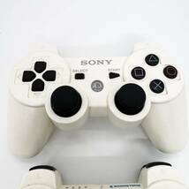 SONY ソニー PlayStation3 CECH-3000A ホワイト PS3 動作確認済み 初期化済み コントローラー2個セット _画像8