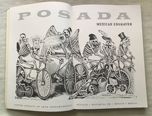 ホセ・グァダルーペ・ポサダ　本２冊セット JOSE GUADALUPE POSADA 骸骨の舞踏　MEXICAN ENGRAVER　メキシコ　版画_画像3