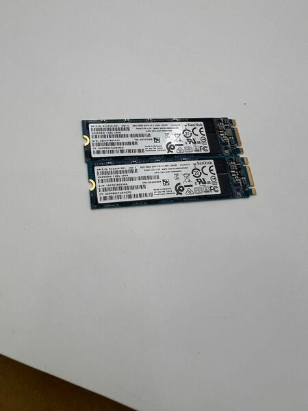 San Disk SSD X600 SATA 2280 128GB M.2 2枚セット