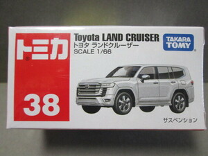 トミカ No.38 トヨタ ランドクルーザー (JA300) ホワイト パール 1/66 Toyota LAND CRUISER 2023年3月新製品