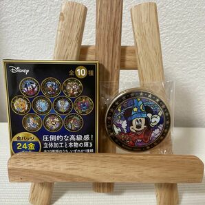 ディズニー 24K GOLD-PLATED BADGE 金バッジ 缶バッジ マジカルミッキー