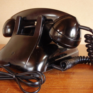 ■昭和の4号黒電話■整備済み 光回線可/モジュラー仕様 岩崎通信1955の画像7