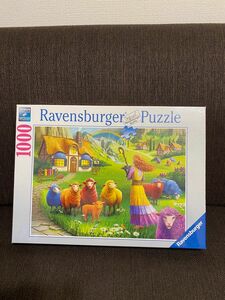 【新品未開封】ジグソーパズル Ravensburger パズル ハッピーシープヤーン 1000ピース [ブリオジャパン]