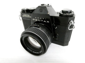 ◆極美品◆ ペンタックス PENTAX ES ELECTRO SPOTMATIC ブラック フイルムカメラ Asahi SMC Takumar 50mm F1.4 M42 単焦点 レンズ