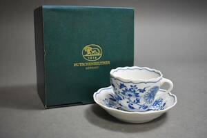 【英】A855 HUTSCHENREUTHER ティーセット 西洋美術 洋食器 フッチェンロイター カップ ソーサー 骨董品 美術品 古美術 時代品