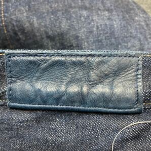 【美品】BIGJOHN RARE ビックジョン レア 藍聖 RANSEI DENIM R008 15.5oz セルビッジデニム W30 日本製の画像3