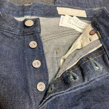 【美品】BIGJOHN RARE ビックジョン レア 藍聖 RANSEI DENIM R008 15.5oz セルビッジデニム W30 日本製_画像8