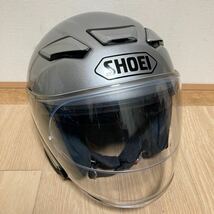 【美品】SHOEI ショウエイ ジェットタイプヘルメット J-Cruise2 ライトシルバー サイズXL_画像1