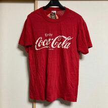 【未使用】80s SIGNAL シグナル コカコーラＴシャツ 赤 Mサイズ USA製 古着 ヴィンテージ デッドストック 希少_画像1