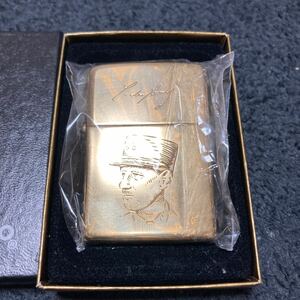 【未着火】Zippo ジッポー ジッポ ノルマンディー シャルル.ド.ゴール ゴールド USA製 オイルライター 喫煙グッズ 喫煙具