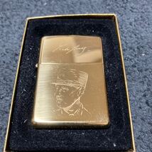 【未着火】Zippo ジッポー ジッポ ノルマンディー シャルル.ド.ゴール ゴールド USA製 オイルライター 喫煙グッズ 喫煙具_画像2