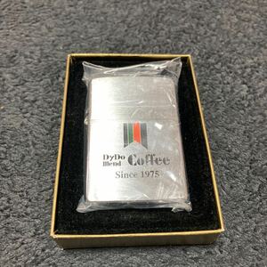 【未着火】Zippo ジッポー ジッポ DyDo Blend C offee ダイドー ブレンドコーヒー USA製 オイルライター 喫煙グッズ 喫煙具