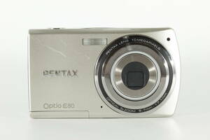 ★実用美品★ PENTAX ペンタックス Optio E80 単三電池利用 ★動作OK★#12874