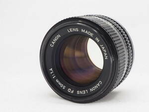 ★実用美品★ CANON キヤノン NEW FD 50mm F1.4 ★動作OK★＠3380