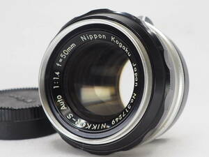 ★実用美品★ NIKON ニコン NIKKOR-S Auto 50mm F1.4 ★動作OK★＠3383