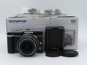 ★実用美品★ OLYMPUS PEN E-PL1 ブラック / M.ZUIKO DIGITAL 14-42mm F3.5-5.6 L ED#i370