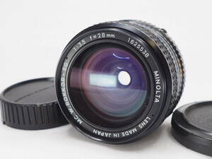 ★実用美品★ MINOLTA ミノルタ MC W.ROKKOR-SG 28mm F3.5 ★動作OK★＠3525