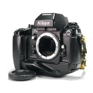 Nikon F4 + MB-21 ニコン フィルム 一眼レフ カメラ 並品 24D ヱOA4b