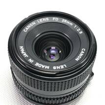 Canon New FD 28mm F2.8 キヤノン NFD 並品 24D ヱOA4e_画像3