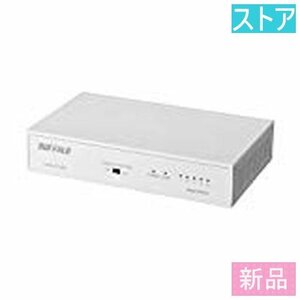 新品・ストア★5ポート ハブ(10BASE-T(10Mbps)) バッファロー LSW6-GT-5NS/WH ホワイト 新品・未使用