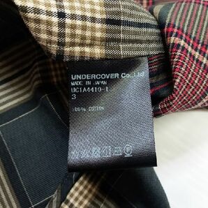 下松)UNDERCOVER アンダーカバー チェック 半袖シャツ UC1A4410-01 サイズ 3 ◆N2404048 MD20Aの画像6