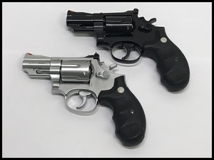 カメ) コクサイ S&W.357 MAGUNUM マグナム ガスガン シルバー ブラック 2点 ジャンク 現状品