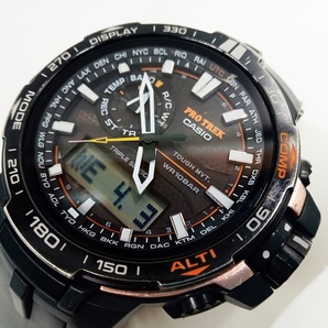 下松)【現状品】CASIO カシオ PROTREK プロトレック 腕時計 PRW-6000Y-1 電波ソーラー タフソーラー ◆N2404007 MD03Aの画像1