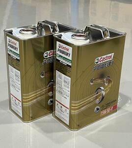 カストロール パワー 1 4T 15w50 4L/2缶 8Lセット Castrol POWER 1 バイク 部分合成油