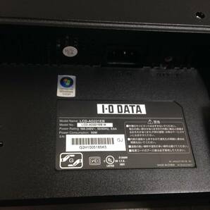 【A】動作品 モニター LCD-AD221EB I-O DATA 6:9ワイド液晶ディスプレイ アイオイデータ 21.6インチ PC パソコン の画像2