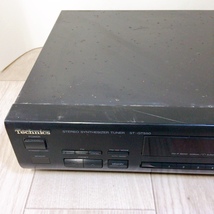 中古品 オーディオ機器 ST-GT550 Technics テクニクス FM/AM ステレオ チューナー ラジオ STEREO SYNTHESIZER TUNER_画像2