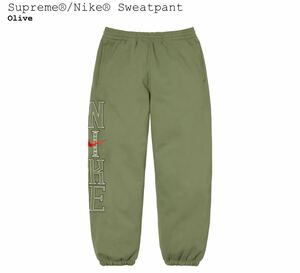 supreme NIKE Sweatpant XL Olive 国内正規品 新品未使用 シュプリーム ナイキ スウェットパンツ オリーブ