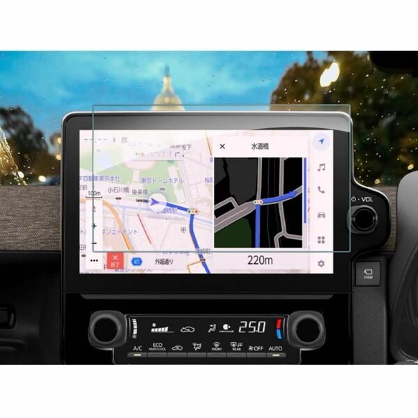 強化ガラス 2022トヨタ シエンタ3代目10系 ナビ 保護フィルム 10.5インチ 9H キズ防止 カー強化ガラスフィルム保護 