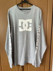 ディーシーシューズ DC SHOES ロンT 長袖　クルーネック　XL グレー