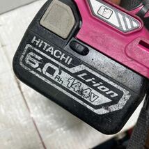 日立工機 14.4vコードレスインパクトレンチ WR14DBAL&バッテリー1こセット 14.4V6.0Ah_画像9