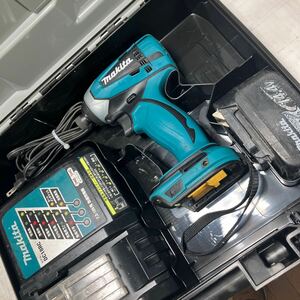 Makita 充電式インパクトドライバー TD134DX&14.4V6.0Ahバッテリー、充電器、ケース