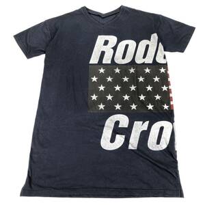 F ユニセックス RODEO CROWNS ロデオクラウンズ Tシャツ ネイビー 半袖 リユース ultramto ts1991