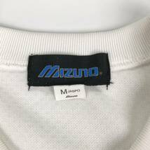 M MIZUNO ミズノ スポーツ Tシャツ Vネック ホワイト 半袖 リユース ultramto ts1993_画像3
