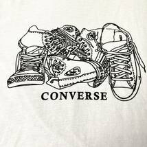 LL CONVERSE Tシャツ 七分袖 ホワイト 半袖 リユース ultramto ts2004_画像6