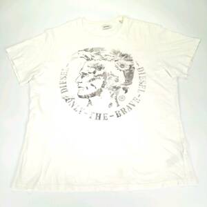 XL DIESEL Ｔシャツ ホワイト 半袖 リユース ultramto ts2038