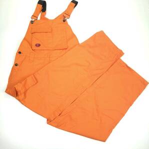 M BULL WORKS 作業服 サロペット カバーオール オレンジ リユース ultrampa oa0046の画像6