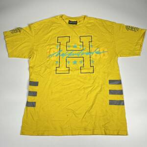 M THE HUNDREDS Tシャツ ロゴ イエロー 丸首 半袖 リユース ultramto ts2069