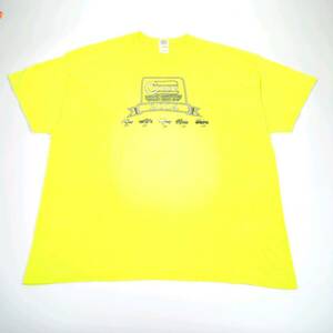 2XL GILDAN ギルダン Tシャツ ネオンイエロー 半袖 リユース ultramto ts3032