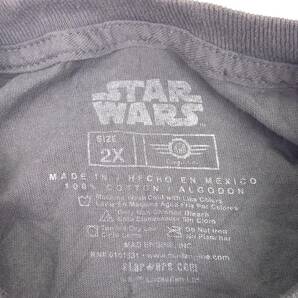 2X STAR WARS スターウォーズ Tシャツ グレー 半袖 リユース ultramto ts3043の画像3