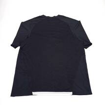 M NIKE ナイキ Tシャツ ブラック メッシュ ブラック 半袖 リユース ultramto ts3058_画像2