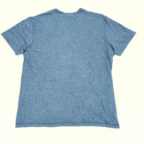 XXL Lee リー Tシャツ ヘンリーネック 丸首 デニム風 ブルー 半袖 リユース ultramto ts2184の画像2