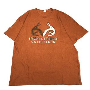 XL DELTA PRO WEIGHT Tシャツ ロゴ REALTREE OUTFITTERS 丸首 ブラウン 半袖 リユース ultramto ts2231