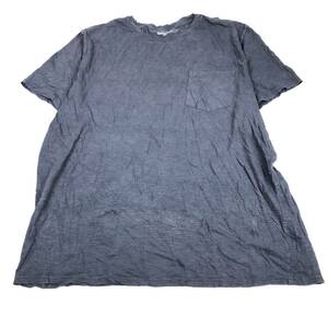 XL Goodfellow＆co グッドフェローアンドコー Tシャツ 無地 薄手 丸首 胸ポケット ブルーグレー 半袖 リユース ultramto ts2236