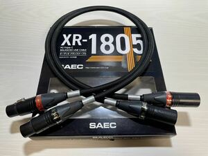 即決 SAEC XR-1805 PC-Triple C XLRケーブル 0.7m 送料込み