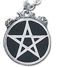 Alchemy Gothic: ROSEUS PENTAGRAM pendant